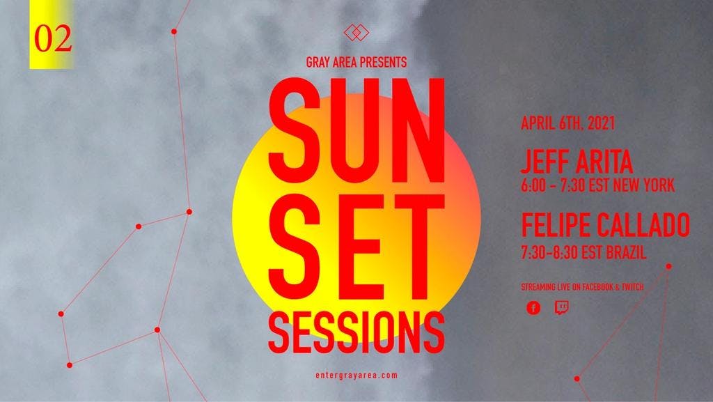 Sunset Sessions 02 w/ Jeff Arita [NYC] / Felipe Callado [Brasil] event artwork