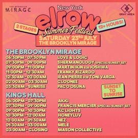 Elrow NYC: Summer Festival 2022 at Brooklyn Mirage, Far Rowest  event artwork