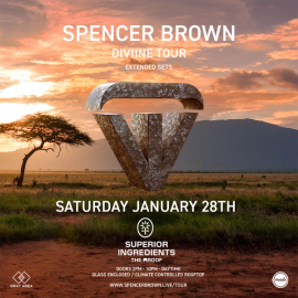 Spencer Brown Diviine Tour New York event artwork