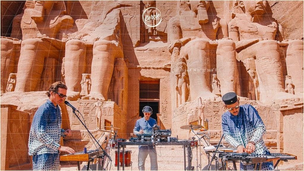 WhoMadeWho live at Abu Simbel, Egypt for Cercle