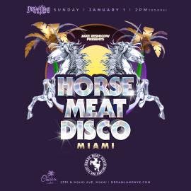 Horse Meat Disco Miami  event artwork