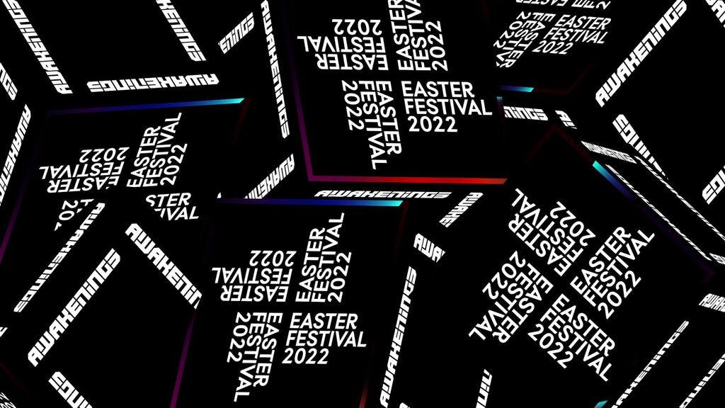 Awakenings Easter Festival 2022 event artwork