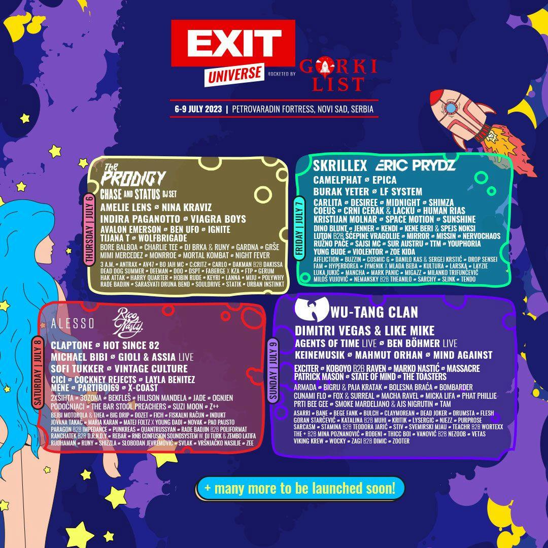 EXIT Festival event artwork