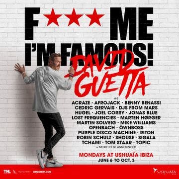 F*** Me I’m Famous! event artwork