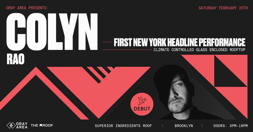 Debut: Colyn New York Headline Performance  event artwork