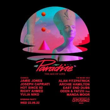Paradise Opening Party event artwork