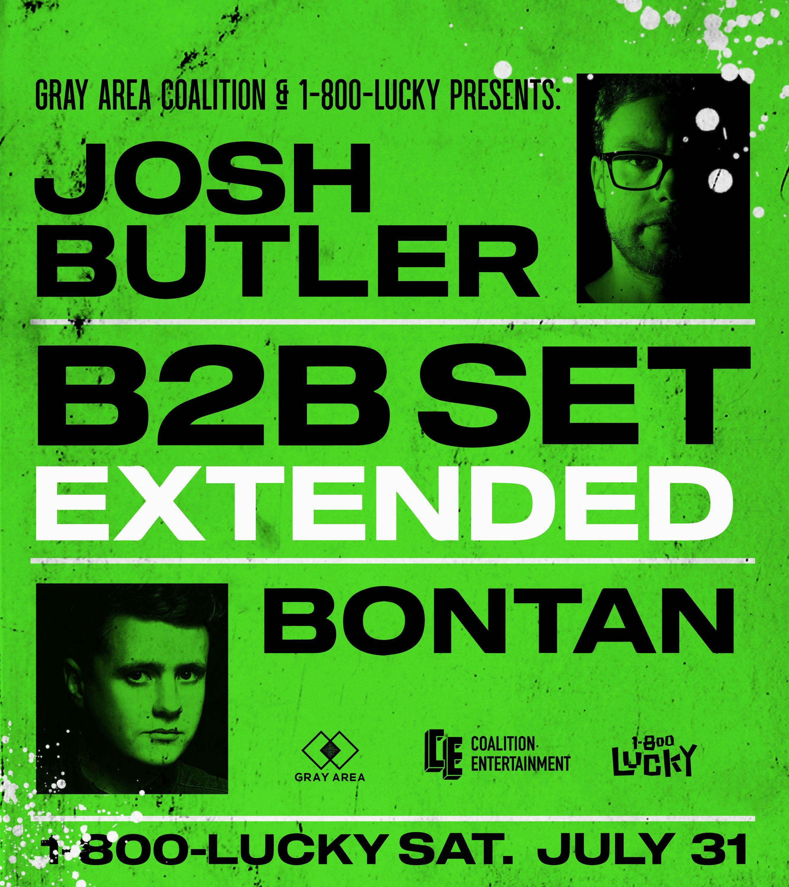 Josh Butler b2b Bontan [Extended Set Miami] event artwork