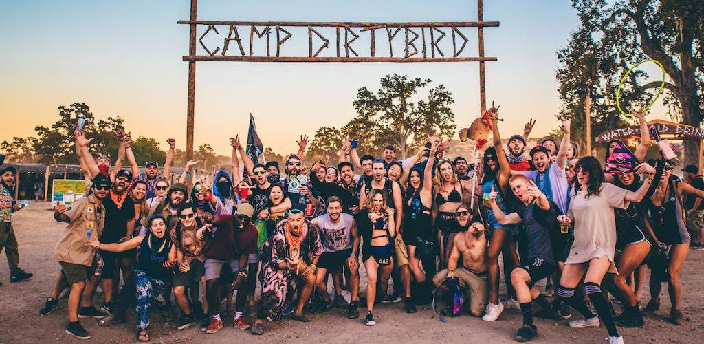 Dirtybird Campout campers