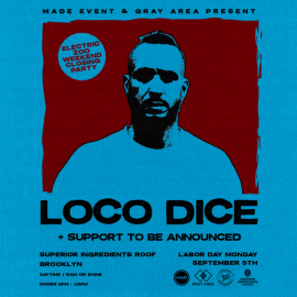 Loco Dice event artwork