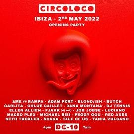 Circoloco Opening 2022 event artwork