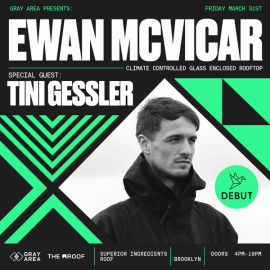 Debut: Ewan McVicar with Special Guest Tini Gessler  event artwork