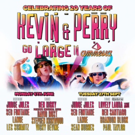20 Years of Kevin & Perry Go Large event artwork