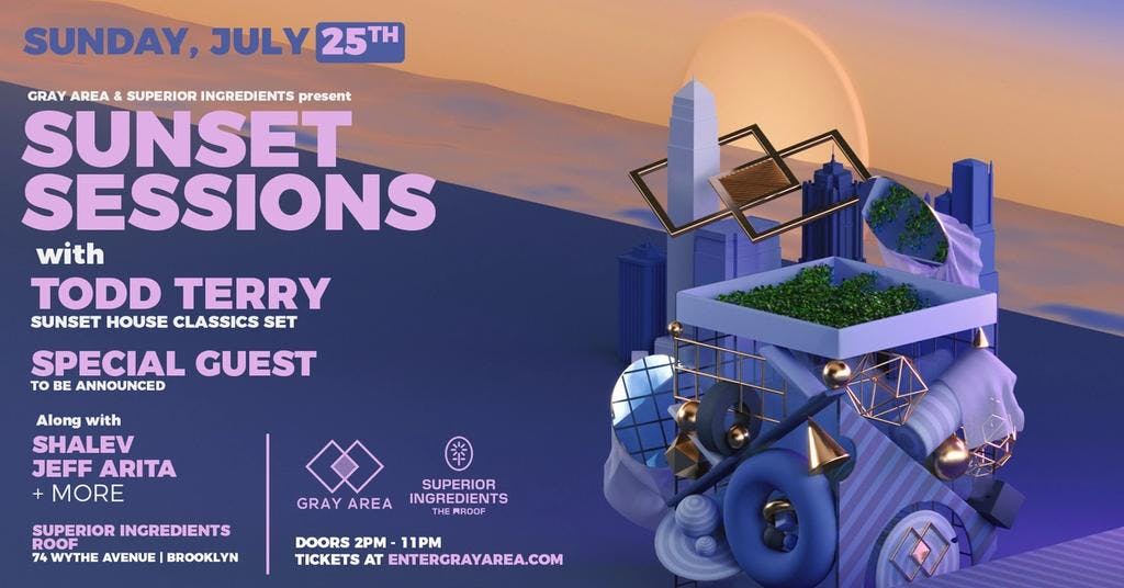 Sunset Sessions: Todd Terry / Special Guest & More event artwork
