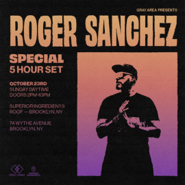 Roger Sanchez (5 Hour Set) event artwork
