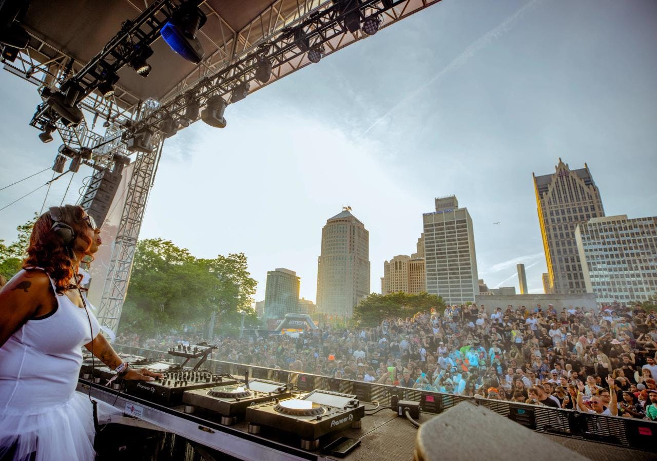 DJ Minx at Movement Detroit, 2022