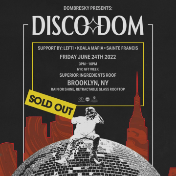 Dombresky Presents Disco Dom event artwork