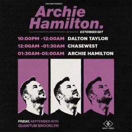 Archie Hamilton (Extended Set) event artwork