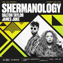 Shermanology with Dalton Taylor & James Juke event artwork