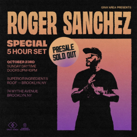 Roger Sanchez (5 Hour Set) event artwork
