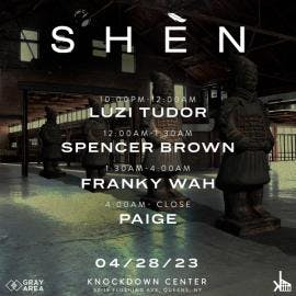 Franky Wah’s SHÈN with Spencer Brown event artwork
