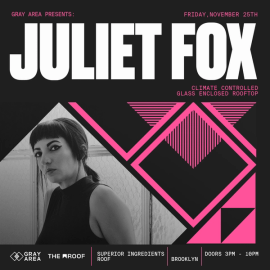Juliet Fox event artwork