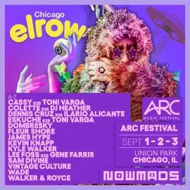 elrow Chicago at ARC Music Festival event artwork