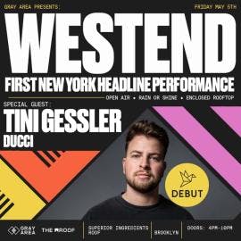 Debut: Westend NY Headline Show with Tini Gessler event artwork