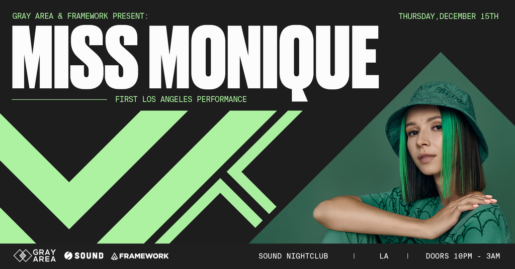 Miss Monique LA Headline Debut event artwork