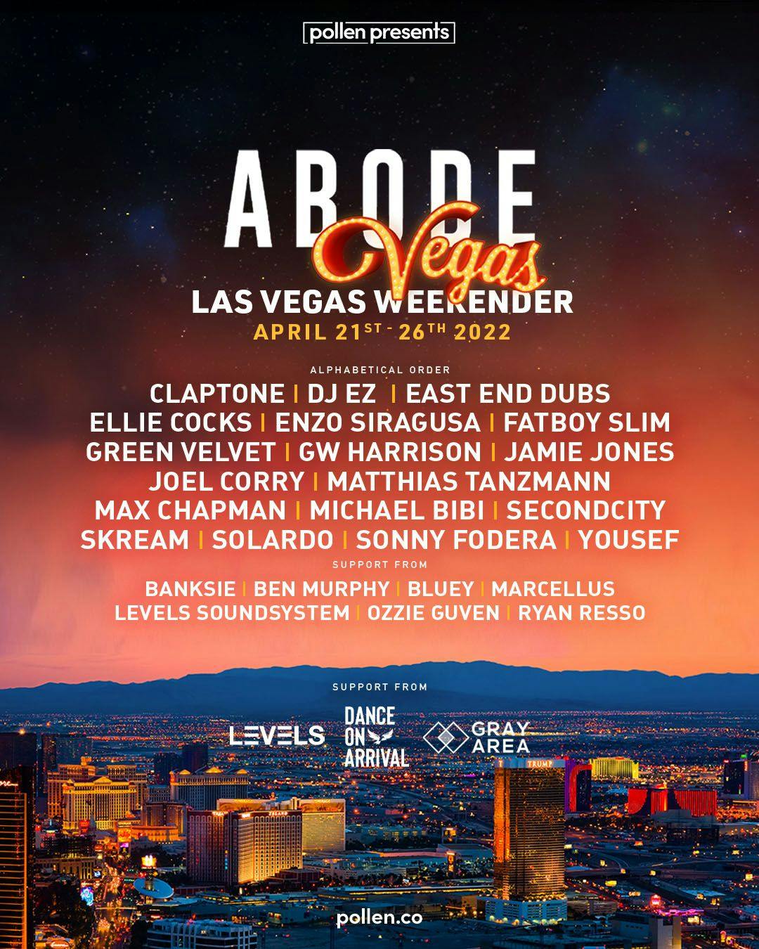ABODE Las Vegas event artwork