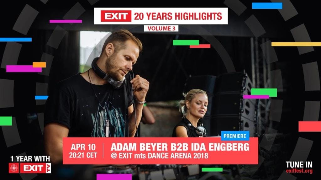 B2B with Adam Beyer at Exit Festival 2018
