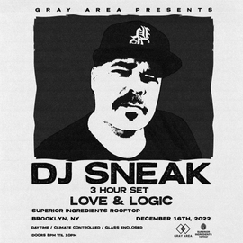 DJ Sneak event artwork