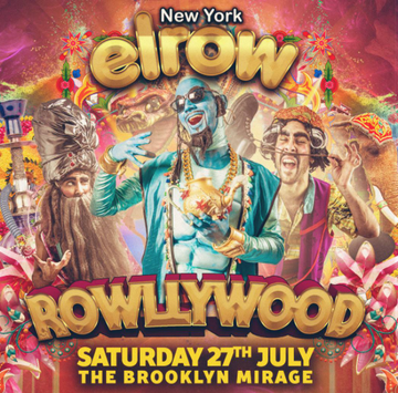 elrow NYC: Rowllywood Open Air Festival event artwork
