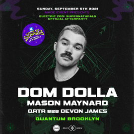 Electric Zoo Afterparty with Dom Dolla at Quantum  event artwork