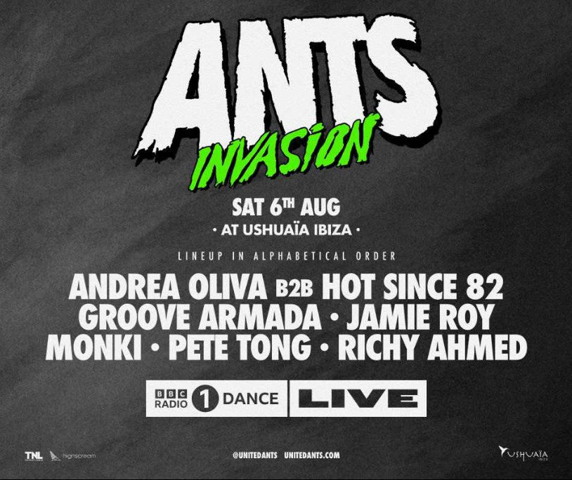 ANTS | BBC Radio 1 event artwork